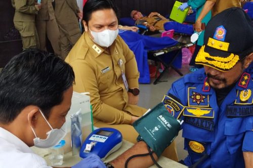 Aksi Donor Darah Meriahkan Jelang Hari Jadi Provinsi dan HUT RI