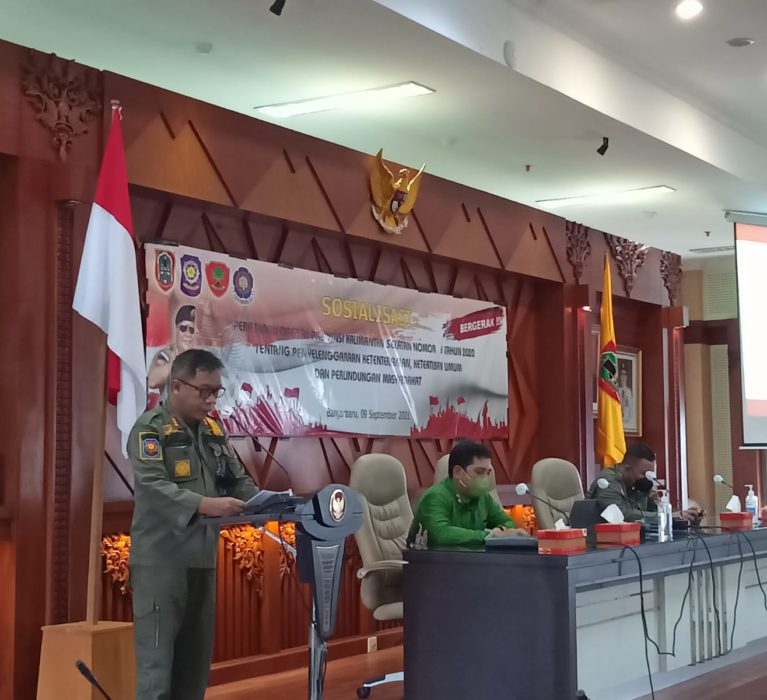 Kegiatan Sosialisasi Peraturan Daerah Provinsi Kalimantan Selatan